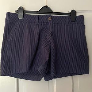 Southern Tide navy seersucker shorts